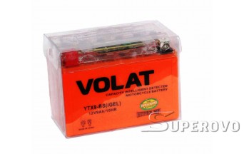 Купить аккумулятор VOLAT YTX9-BS(iGEL) (9 A/h), 120A в Березе Шинный двор